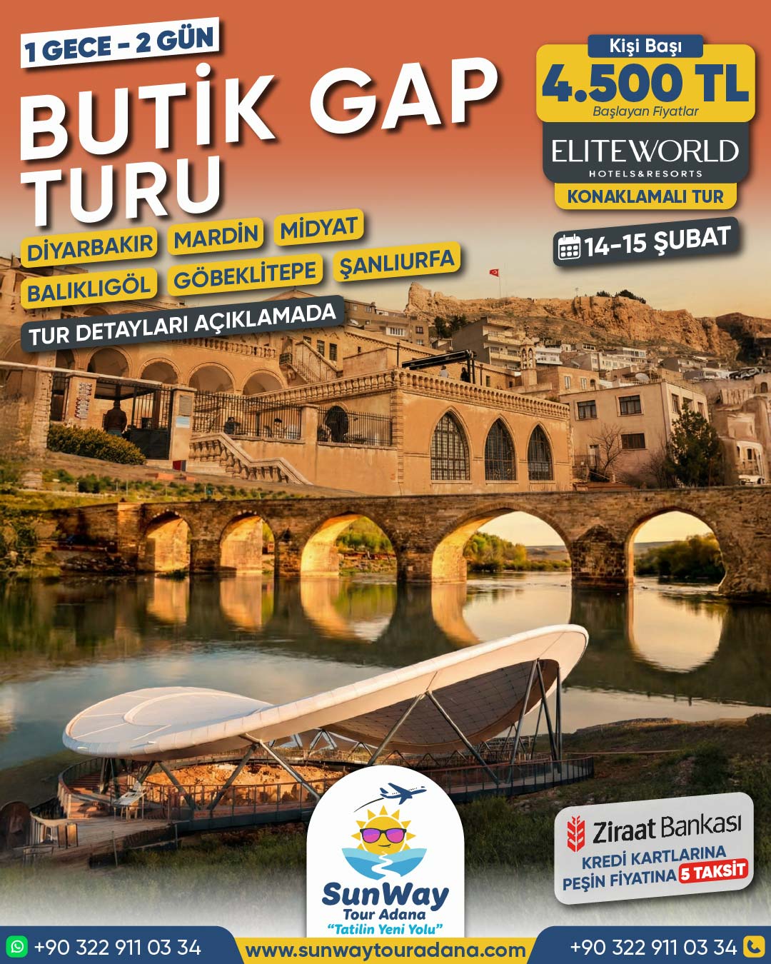 Sunway Tour Adana sosyal medya içerik tasarımı